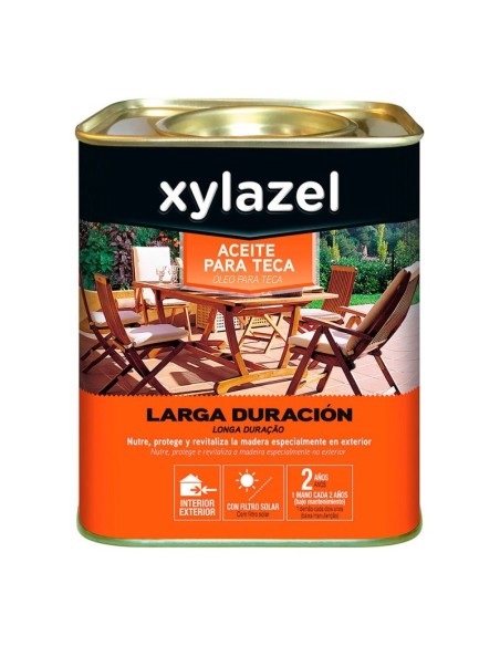 XYLAZEL - Aceite teca Larga duración color natural 750ml.
