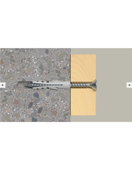 Fischer - Taco de expansión S 16 (10 uds) 16x80mm