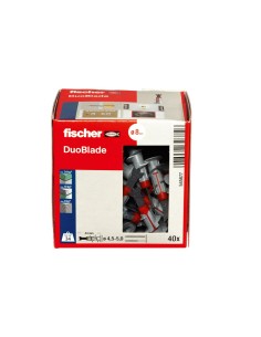 Fischer - Taco pladur Duoblade 8mm (40 ud)