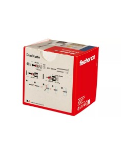 Fischer - Taco pladur Duoblade 8mm (40 ud) 2
