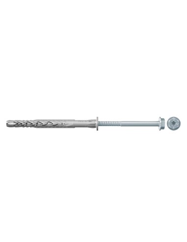 Fischer - Tacos para fijaciones de estructuras SXRL 14 x 100 + Tornillos de acero zincado con cabeza hexagonal - 50uds