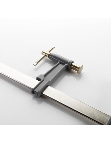Alyco - Sargento de Apriete Tipo F, Con Émbolo, 600 X 120 mm