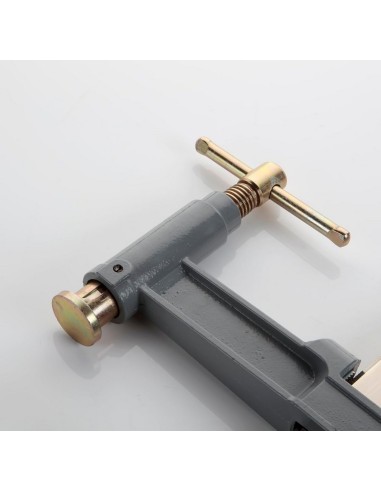 Alyco - Sargento de Apriete Tipo F, Con Émbolo, 400 X 120 mm