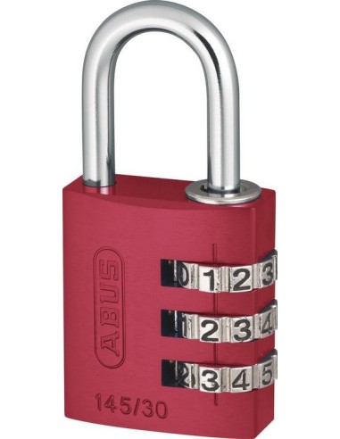 ABUS Candado de combinación 145/30 rojo