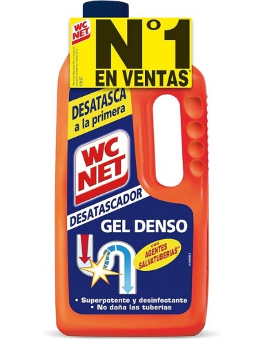 WC Net - Energy Desatascador Gel para Tuberías 1 L