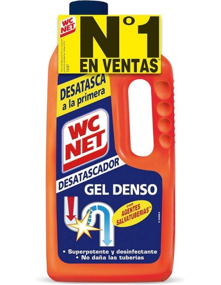 WC Net - Energy Desatascador Gel para Tuberías 1 L