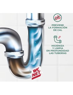 WC Net - Energy Desatascador Gel para Tuberías 1 L 2