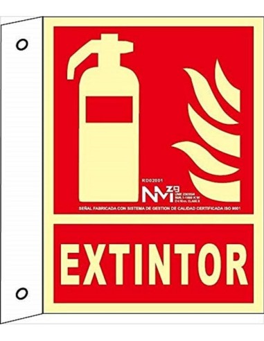 NMZ - B02001 Banderola Extintor PVC Clase B | 210x300mm