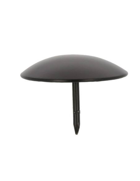 Amig - Pack de 4 Clavos Decorativos para Forja - Ø 30 mm - Forma Redonda |Acero Negro