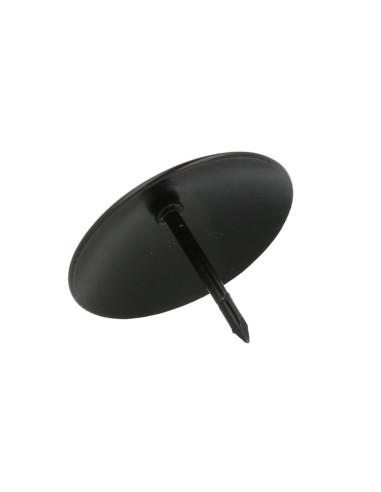 Amig - Pack de 4 Clavos Decorativos para Forja - Ø 30 mm - Forma Redonda |Acero Negro