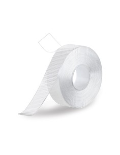 Brinox - Cinta nano adhesiva con malla 2 caras. 19 mm x 5 m