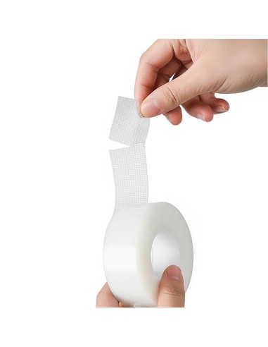 Brinox - Cinta nano adhesiva con malla 2 caras. 19 mm x 5 m