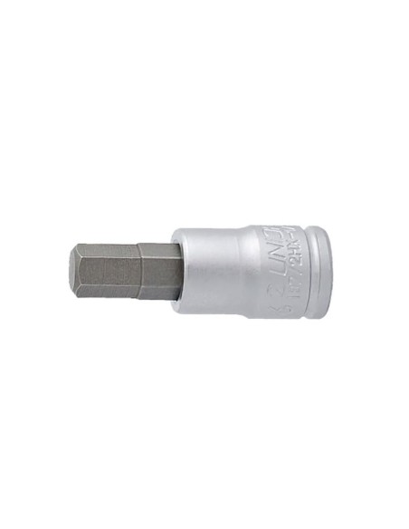 UNIOR 607900 - Llave de vaso 1/4" con punta de destornillador hexagonal 5 mm serie 187/2HX