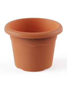 PLASTIKEN - MACETA REDONDA Ø 60 cm TERRACOTA