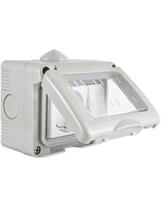 Hepoluz 05636 - Base Luz Schuko + Conmutador Estanco Serie 34 2