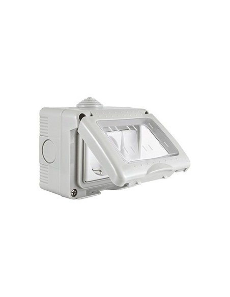 Hepoluz 05636 - Base Luz Schuko + Conmutador Estanco Serie 34