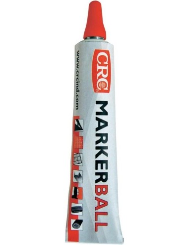 CRC - MARKER BALL Marcador de pintura permanente con bola de acero. Rojo 50 ml