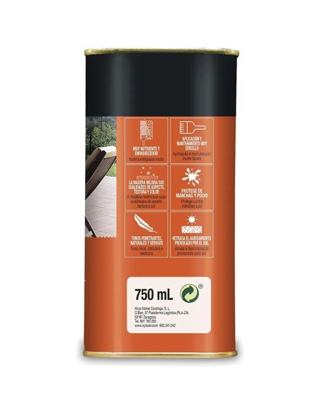 Aceite Teca Clásico Xylazel 750ml | Color Teca