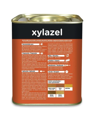 Aceite Teca Clásico Xylazel 750ml | Color Teca