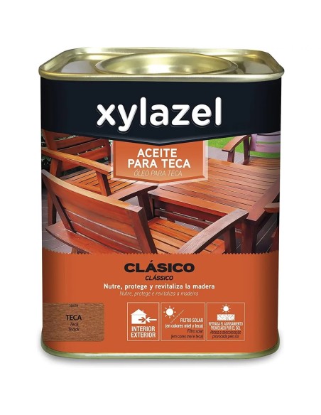 Aceite Teca Clásico Xylazel 750ml | Color Teca