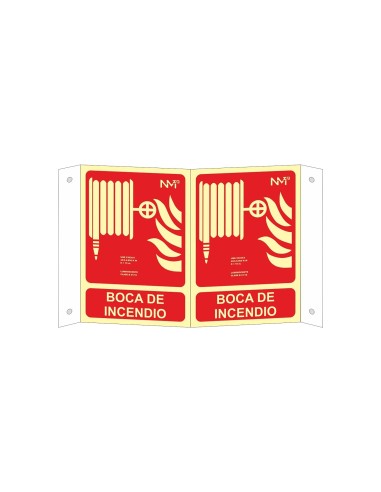 NMZ - A05708 | Señal Panorámica Boca de Incendio | PVC Clase A