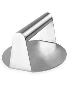Ibili - Prensa para hamburguesas de Acero Inoxidable - 14,5 cm
