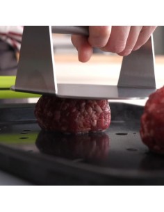 Ibili - Prensa para hamburguesas de Acero Inoxidable - 14,5 cm 2