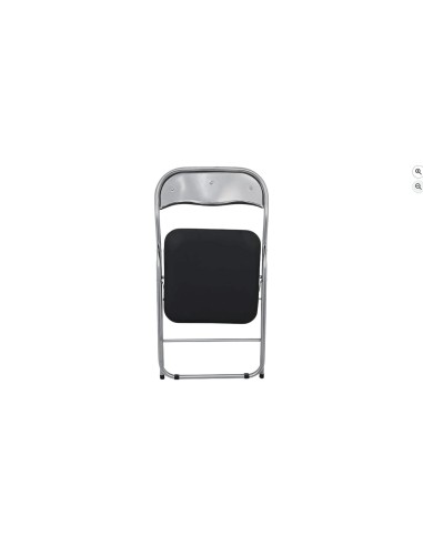 Silla Plegable Basic Acolchada Negro