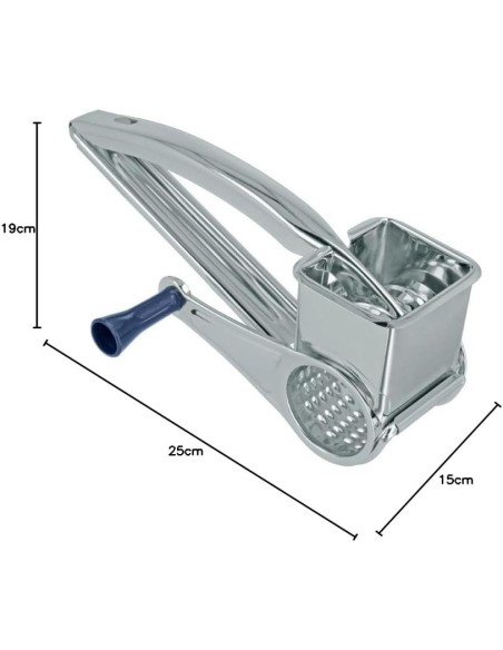 Metaltex - Molinillo rallador de queso Inox