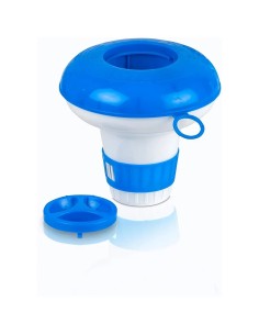 Dosificador de cloro flotante oficial de la marca Gre con anillo regulador para pastillas de tratamiento de agua. 2