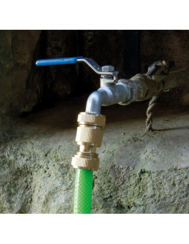 Amig - Adaptador para Unión de Grifo con Manguera - 1" - Conexión Rápida | Latón