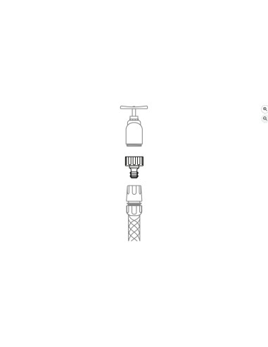 Amig - Adaptador para Unión de Grifo con Manguera - 1" - Conexión Rápida | Latón