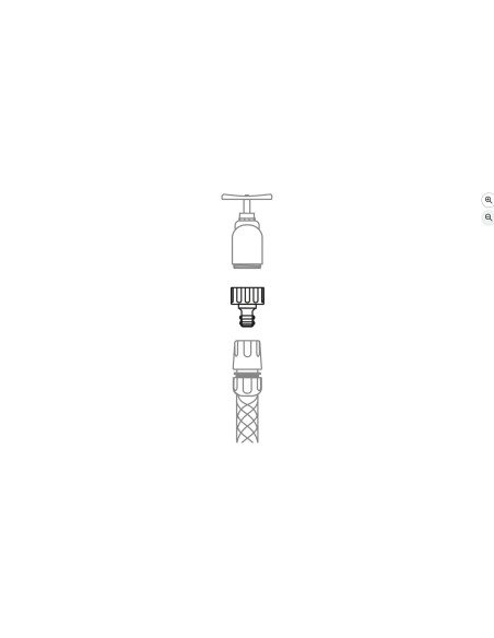 Amig - Adaptador para Unión de Grifo con Manguera - 1" - Conexión Rápida | Latón