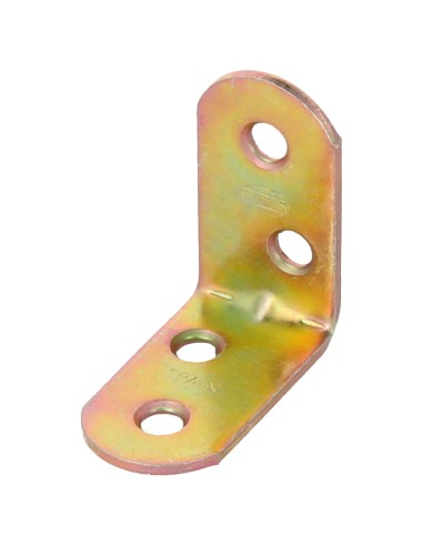 Amig - Ángulo de refuerzo de acero N. 3 | Bricomatado | 30 X 16 X 1.5 MM