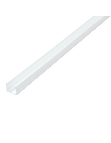 Amig -  Perfil en U aluminio | Color Blanco | 15X15 MM | 1 Metro