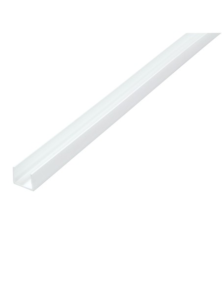 Amig -  Perfil en U aluminio | Color Blanco | 15X15 MM | 1 Metro