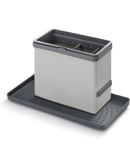 Metaltex - TIDY TEX |  Organizador Modular de Limpieza de Cocina, Gris