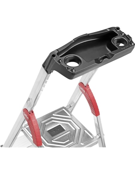 Escalera de Aluminio Hailo XXL 5 Peldaños 13 cm - 8040-507