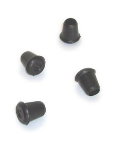 Contera Redonda Exterior 10 mm Negra (Bolsa 25 Uds) 2