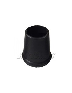 Contera Redonda Exterior 10 mm Negra (Bolsa 25 Uds)