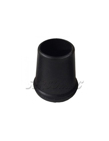Contera Redonda Exterior 10 mm Negra (Bolsa 25 Uds)