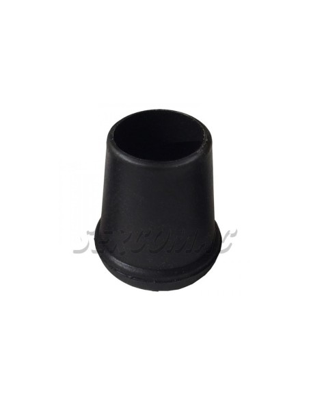 Contera Redonda Exterior 10 mm Negra (Bolsa 25 Uds)