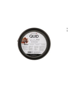 Quid - Molde Redondo Desmontable Acero Pintado Negro 22cm | 2