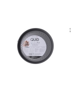 Quid - Molde Redondo Desmontable Acero Pintado Negro 26cm | 2