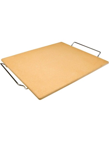 Ibili 784338 piedra para pizza rectangular piedra Orange 38 cm x 30 cm x 1 cm