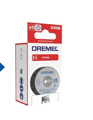 Dremel - Kit 12 unidades de discos de corte para metal