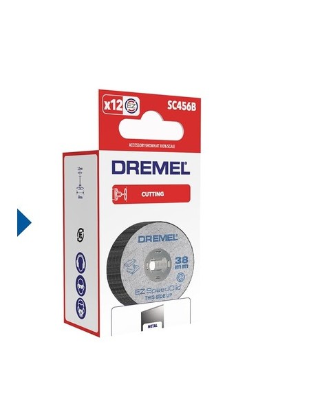 Dremel - Kit 12 unidades de discos de corte para metal