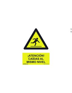 NMZ - RD30077 | Señal Peligro Caidas al Mismo Nivel | PVC 210x300 mm