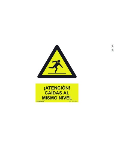 NMZ - RD30077 | Señal Peligro Caidas al Mismo Nivel | PVC 210x300 mm